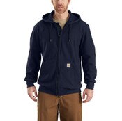 Carhartt FR Heavyweight Zip Front Sweatshirt in Navy